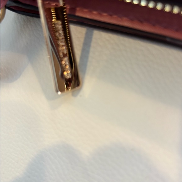 Michael Kors Trisha Pink Leather  Crossbody Bag NWT - Picture 9 of 10